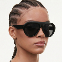 Lbashades Y0525 OEM Lunettes de soleil polarisées de haute qualité aux designs rétro, UV400, lunettes de soleil en acétate surdimensionnées de luxe, unisexe