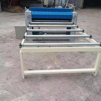 Machine de collage automatique pour MDF, machine à coller le papier, machine de revêtement de colle double face 1000/1300 mm pour le bois
