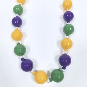 Collar de cuentas de ABS de 30 mm al por mayor para <span class=keywords><strong>carnaval</strong></span>, desfile, lanzamiento, fiesta, decoración multicolor - Product Image 6