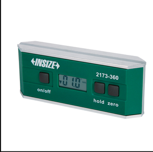 Insize 2179-360/2173-360 Nivel Digital de Acero Inoxidable de 0-360 Grados (4X90 Grados) con Resolución de 0.1 Grados, Medidor de Inclinación y Calibrador de Ángulos - Product Image 5
