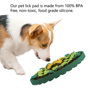 Muestra suave, todo en uno, antideslizante, comedero lento para mascotas, tazón para perros, alfombrilla para lamer mascotas, tazón de comida para perros de silicona de grado alimenticio - Product Image 5