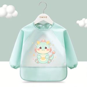 Bavoirs bébé réglables en EVA, bavoirs d'alimentation imperméables en <span class=keywords><strong>plastique</strong></span> pour enfants, bavoirs bébé pas chers à motif de dessin animé - Product Image 6