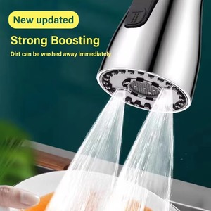 Extension de robinet de cuisine 3 en 1 universelle 360° °   Robinet de cuisine extractible rotatif multi-modes à jet puissant, accessoires de cuisine - Product Image 3