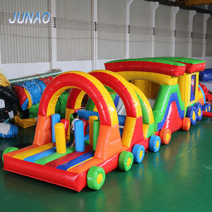 Parcours d'obstacles gonflable, <span class=keywords><strong>château</strong></span> gonflable, jeux <span class=keywords><strong>de</strong></span> plein air, PVC 0,55 mm, double couture, souffleur CE, 10 personnes, écologique - Product Image 2