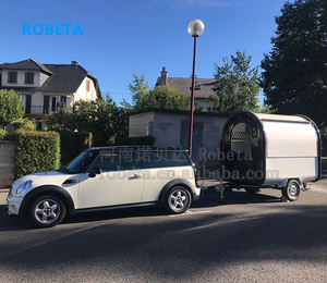 사용된 타코 음식 트럭 팬케이크 트레일러 아이스크림 음식 손수레 이동할 수 있는 트레일러 - Product Image 1