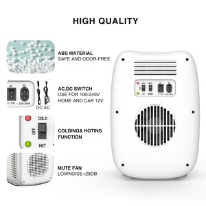 KEMIN Smart 2 en 1 Mini réfrigérateur de voiture Réchauffeur et refroidisseur de tasse 6L <span class=keywords><strong>Petit</strong></span> réfrigérateur congélateur portable froid et chaud - Product Image 2