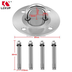 Hamac à montage mural crochets <span class=keywords><strong>d</strong></span>'<span class=keywords><strong>ancrage</strong></span> accessoires de yoga balançoire de plafond <span class=keywords><strong>Kit</strong></span> de suspension crochets <span class=keywords><strong>Kit</strong></span> de suspension de plafond en acier inoxydable - Product Image 2