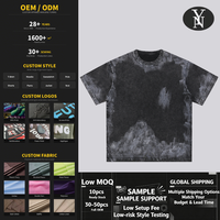 T-shirt personnalisé pour homme avec motifs graphiques dessinés à la main, effet délavé soleil, coupe ample, col ras du cou, style streetwear vieilli