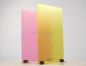 Polikarbonat kurulu üreticisi ihracatı güneşlik yağmur şelteri sera için çift katmanlı şeffaf güneş ışığı kurulu - Product Image 1