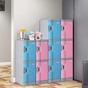 ตู้ล็อกเกอร์พลาสติกแข็งแรงกันน้ำ เป็นมิตรกับสิ่งแวดล้อม สำหรับโรงยิมและโรงเรียน ยี่ห้อ Toppla Electronic & Key Lock แบบพกพา ประกอบง่าย - Product Image 1