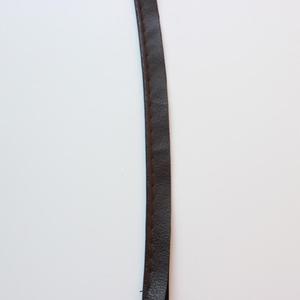 Forniture per cucire a nastro in finta pelle marrone pieghevole per tubazioni e rilegature per indumenti - Product Image 1