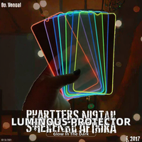 Protection d'écran en verre trempé avec bord en silicone fluorescent 21D 9D 3D pour iPhone 11 12 13 14 15 16 17 Pro X XR XS Max 6 7 8 XR