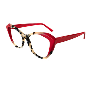 แว่นตา LBAshades รุ่นคลาสสิค ลายพิมพ์แฟชั่น ทรงแคทอาย กรอบ TR90 รับทำโลโก้ น้ำหนักเบา ป้องกันแสงสีฟ้า สำหรับทุกเพศ - Product Image 3