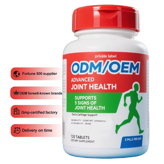 OEM/ODM Glucosamine Chondroitin Tablets1500mg Joint Care & Support Supplement for Bone Health Herbal Supplements