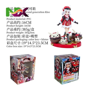 Figura de Acción de 16 cm de Hibana Knight de <span class=keywords><strong>Genshin</strong></span> <span class=keywords><strong>Impact</strong></span>, Figura de Anime de Paimon, Figura de Klee, Colección de Muñecas, Juguetes de Plástico - Product Image 5