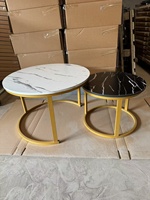 Ensembles de Meubles de Salon Tables Basses Centrales Luxe Moderne Table Basse en Bois pour Salon