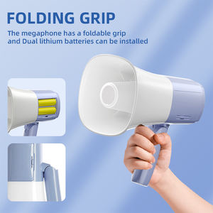 918 megáfono profesor altavoz pequeño altavoz portátil megáfono con sirena - Product Image 2