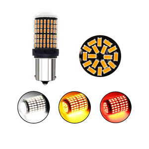 หลอดไฟ LED กำลังสูงสำหรับไฟเลี้ยวรถยนต์ T20 7440 W21W 3014 4014 144 SMD 7443 1156 BA15S 1157 BAY15D 12V-24V HOLY - Product Image 1