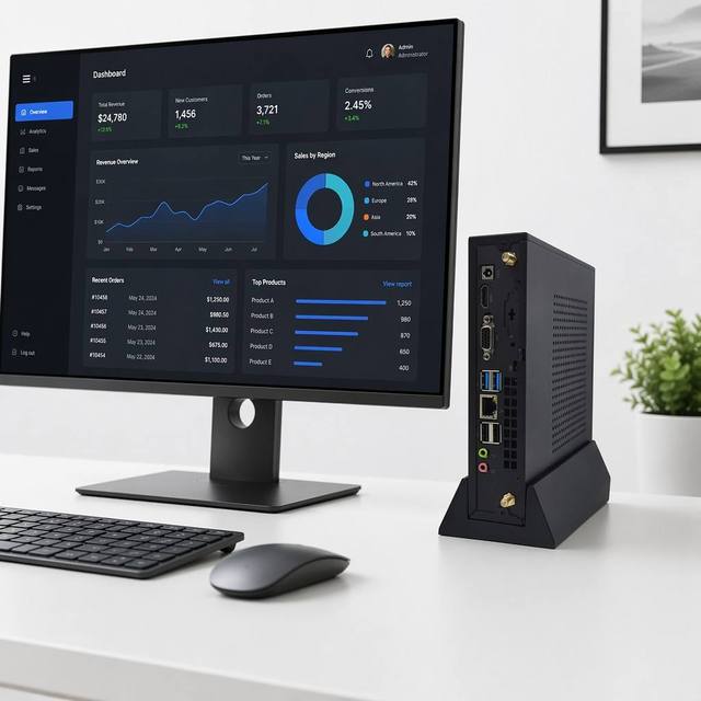 Factory Price OEM ODM High Performance Mini PC Intel Core i7 Desktop Computer 16GB 512GB SSD Micro PC for School and office