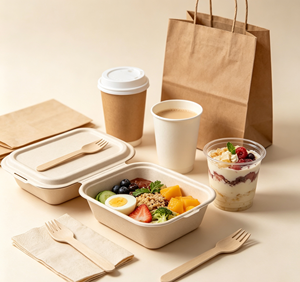 Custom Printed Square Paper Plates Disposable Party Tableware with Gold Trim for Weddings Bridal Showers and Events - Product Image 6