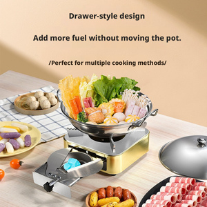 Réchaud à <span class=keywords><strong>alcool</strong></span> commercial en acier inoxydable <span class=keywords><strong>de</strong></span> type tiroir, mini-réchaud pour restaurant et hôtel - Product Image 3