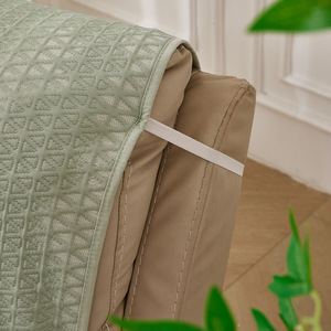 Summer Cooling <b>Sofa</b> <b>Cover</b> Single Seat Non Slip Solid Color Modern Style 145-185CM <b>Sofa</b> Cushion - Product Image 4