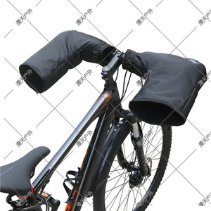 Outdoor Cycling <b>Warm</b> <b>Gloves</b> Winter Bicycle <b>Gloves</b> Electric Bike <b>Gloves</b> Black Polyester Unisex Full Finger - Product Image 4