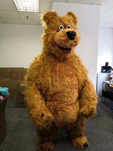 Disfraz personalizado para caminar, disfraz <span class=keywords><strong>de</strong></span> Mascota <span class=keywords><strong>de</strong></span> oso <span class=keywords><strong>de</strong></span> pelo largo <span class=keywords><strong>inflable</strong></span>, disfraces <span class=keywords><strong>de</strong></span> oso pardo <span class=keywords><strong>de</strong></span> animales <span class=keywords><strong>de</strong></span> dibujos animados para <span class=keywords><strong>alquiler</strong></span> - Product Image 6