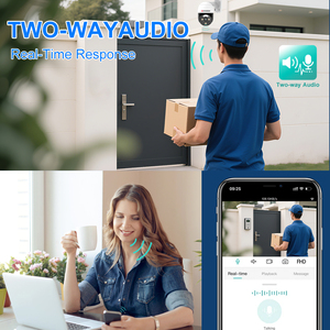 Mới đến không thấm nước 4k 8MP HD xmycam 2 chiều bằng giọng nói RJ45 thông minh phát hiện chuyển động 4CH POE NVR máy ảnh Kit PTZ <span class=keywords><strong>IP</strong></span> CCTV Hệ thống <span class=keywords><strong>camera</strong></span> - Product Image 3