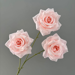 ดอกกุหลาบประดิษฐ์ 3 หัว ทำจากผ้าไหม 22 สี |   การจัดแต่งทรงผมอเนกประสงค์ |   ตัวเลือกยอดนิยมของดีไซเนอร์ |   ราคาโรงงานถูก - Product Image 6