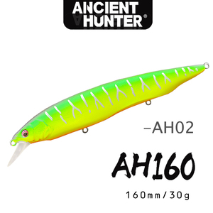 Ancient Hunter 160mm/30g kanata leurres méné Tungstène faisceau système de poids wobbler Naufrage Flottant lent naufrage océan Minnow leurre - Product Image 5