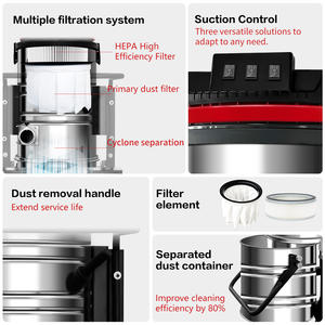 Aspirateur industriel IV-3650 220V / Collecteur de poussière / Machine de nettoyage / Équipement de nettoyage pour chantier de construction - Product Image 4