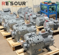 Kühltechnik-Teil: Halbhermetischer Kompressor für Kühlräume und Gefrierzellen, 5 bis 20 PS, 4-Zylinder-Kältekompressor