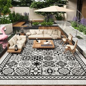 <span class=keywords><strong>Tapis</strong></span> d'extérieur imperméable antidérapant <span class=keywords><strong>pour</strong></span> cour, jardin, balcon, villa, entrée, cour, <span class=keywords><strong>terrasse</strong></span>, camping - Product Image 1