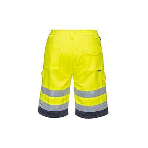PORTWEST - L043YNRL Hi-Vis Pantalones cortos ligeros de polialgodón Amarillo/Azul marino-EAN 5036108383498 ROPA DE TRABAJO DE LA HI-VIS - Product Image 2