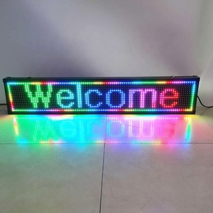 Full Color Programmable <b>Led</b> Advertising <b>Sign</b> Display Indoor <b>Led</b> Scrolling Message Board - Product Image 2