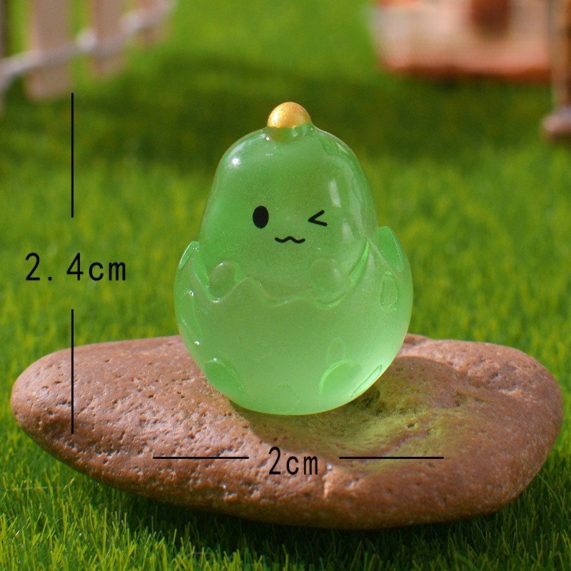 Dinosaure clignotant vert lumineux