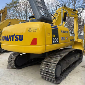 Excavatrice sur chenilles Komatsu PC210 d'occasion, 210 tonnes, modèle 2024, bonnes performances, boîte de vitesses d'origine, roulement du moteur, moteur principal, 1 an - Product Image 4