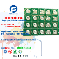 Fabrication sur mesure de circuits imprimés Rogers haute fréquence 1 à 32 couches, OEM, RO4350B RT5880 PTFE RF, fabricant de circuits imprimés micro-ondes RF