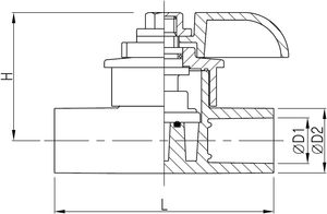Vanne de régulation de débit variable proportionnelle de type S linéaire pour souffleur d'air - Product Image 2