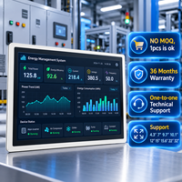 Écran tactile LCD TFT 15,6'' Mc-h156e Modbus TCP RTU, programmation facile, panneau de commande HMI pour équipement industriel