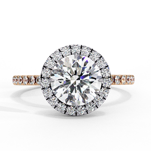 Stylish Rose Gold Diamond Ring for Women Classic Elegant Fashion Daily Wear Jewelry Shiny Finish Lightweight Gift Choice - Product Image 6