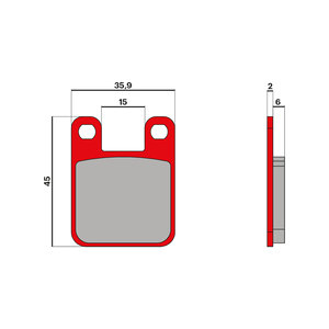 PLAQUETTES DE FREIN MHR - Product Image 1