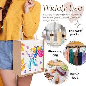 Bolsas de yute con mango de moda <span class=keywords><strong>Natura</strong></span> de la mejor calidad, bolsas de compras de primera calidad, cierre de cremallera reutilizable reciclable ecológico - Product Image 6