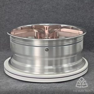 722Auto Nuovi Cerchi Forgiati in 2 Pezzi da 19-21 Pollici a Y Concavi Profondi 5x112/114.3/120 Lucidati Spazzolati 20mm/25mm per <span class=keywords><strong>Tesla</strong></span> <span class=keywords><strong>Model</strong></span> <span class=keywords><strong>X</strong></span> Rivian - Product Image 3