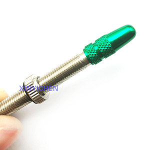 Capuchon <span class=keywords><strong>de</strong></span> <span class=keywords><strong>Valve</strong></span> <span class=keywords><strong>de</strong></span> tube <span class=keywords><strong>de</strong></span> vélo <span class=keywords><strong>Presta</strong></span>, alliage d'aluminium anodisé coloré, Style français, sans chambre à air, pour vélo <span class=keywords><strong>de</strong></span> route - Product Image 6