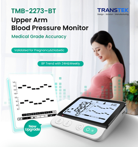 Transtek Nhựa Điện Tử Trên Cánh Tay Huyết Áp Màn Hình Chính Xác Bp Thiết Bị Đo Cho Mang Thai Và Bệnh Tiểu Đường Chăm Sóc - Product Image 4