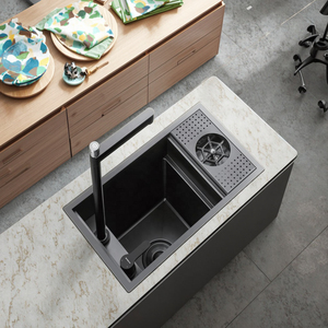 di qualità Premium in acciaio inox 304 lavello da <span class=keywords><strong>cucina</strong></span> singola ciotola rettangolare lavabo con Nano superficie foro singolo - Product Image 5