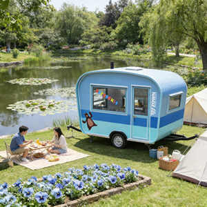 Budget Friendly Food Cart Cost-effective Stall Cart Great Choice For Beginner Food Business Investors - Product Image 1
