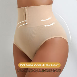 1217 महिला उच्च कमर के साथ निर्बाध पैंटी, हुक सपाट पेट को आकार देने वाली महिला ट्यूमर कंट्रोल बट लिफ्ट पैंट स्लिमिंग अंडरवियर - Product Image 3
